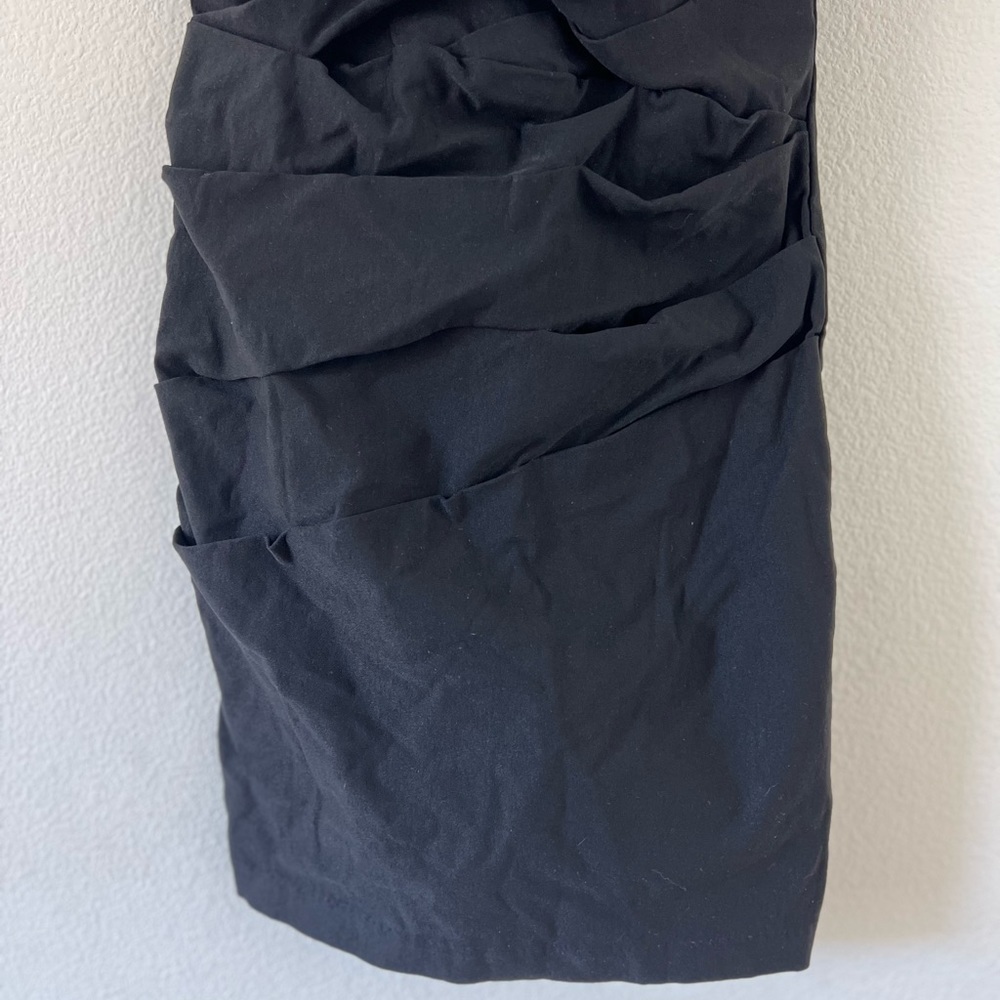 Ruby Rox Black Ruched Sweetheart Mini LBD Dress Size 3 - Picture 4 of 11